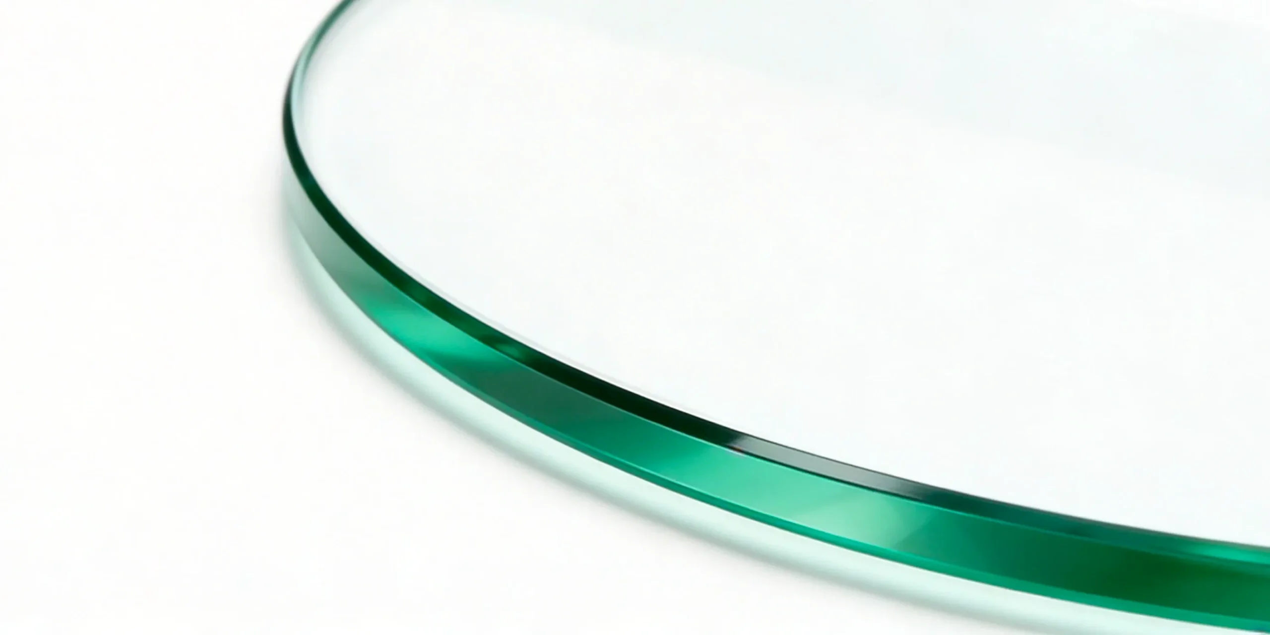 Flat Polished Edge Glass Detail
